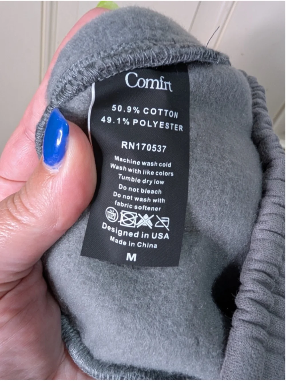 NWT Comfrt Cloud Kids Sweatpants M Medium Wolf Gray Fleece Cozy Jogger Pants